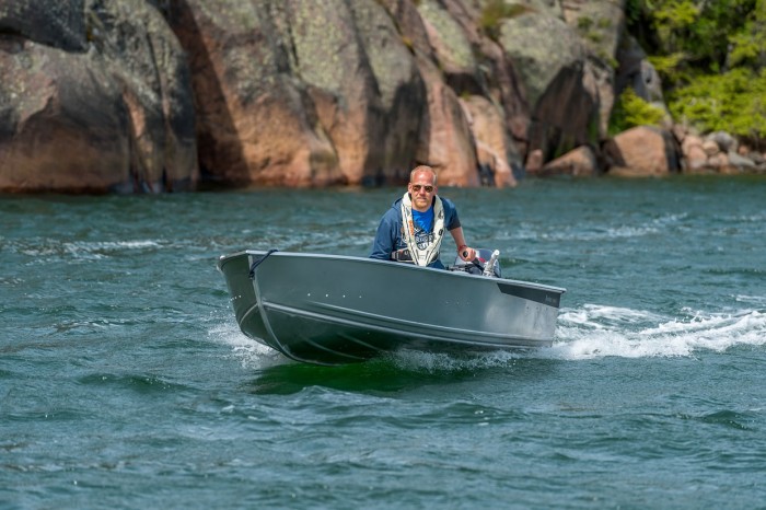 Aluminium boat