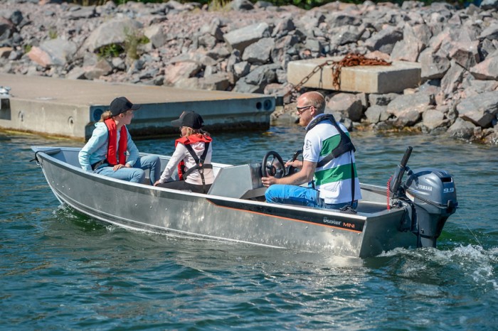 Aluminium boat