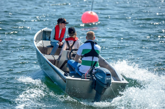 Aluminium boat